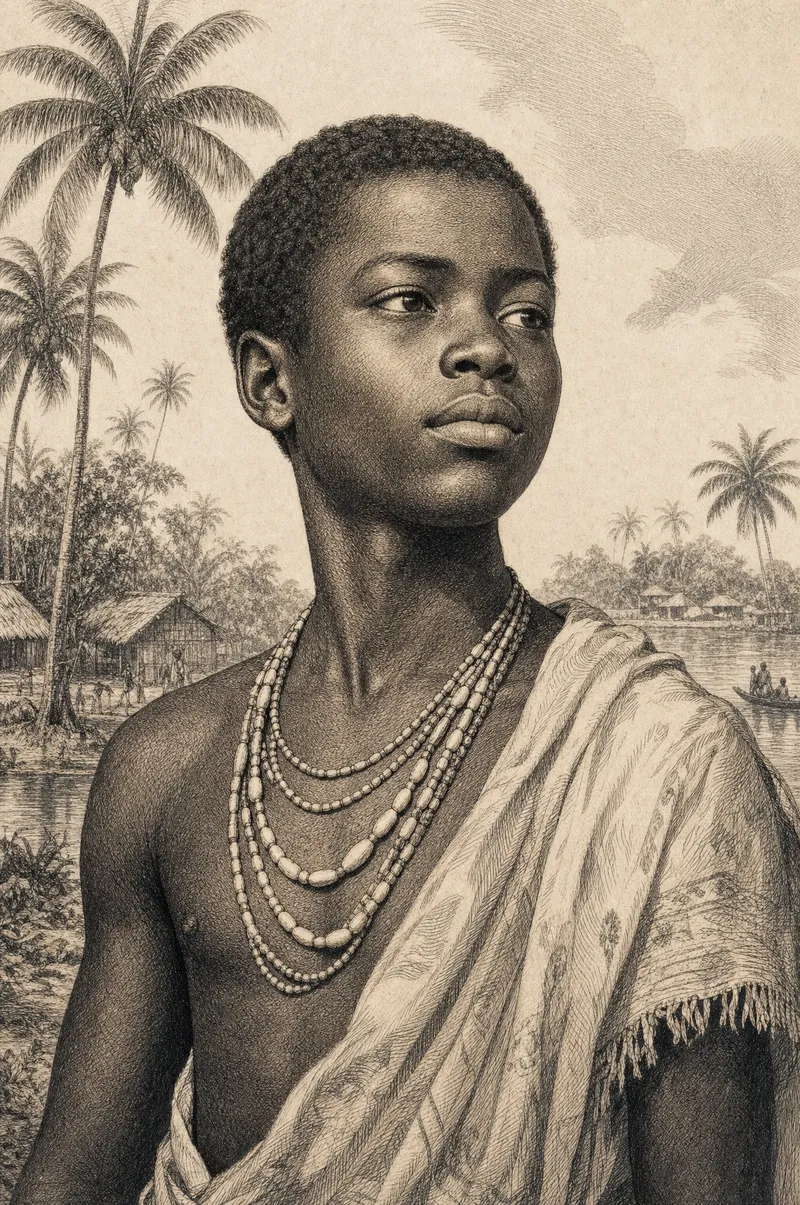 Portrait du jeune Antchouwé Kowé Rapontchombo